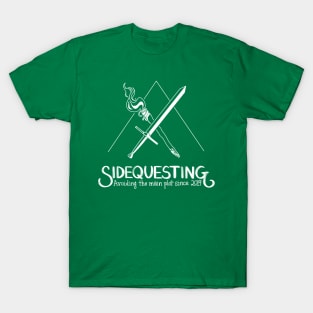 Sidequesting Logo - White T-Shirt